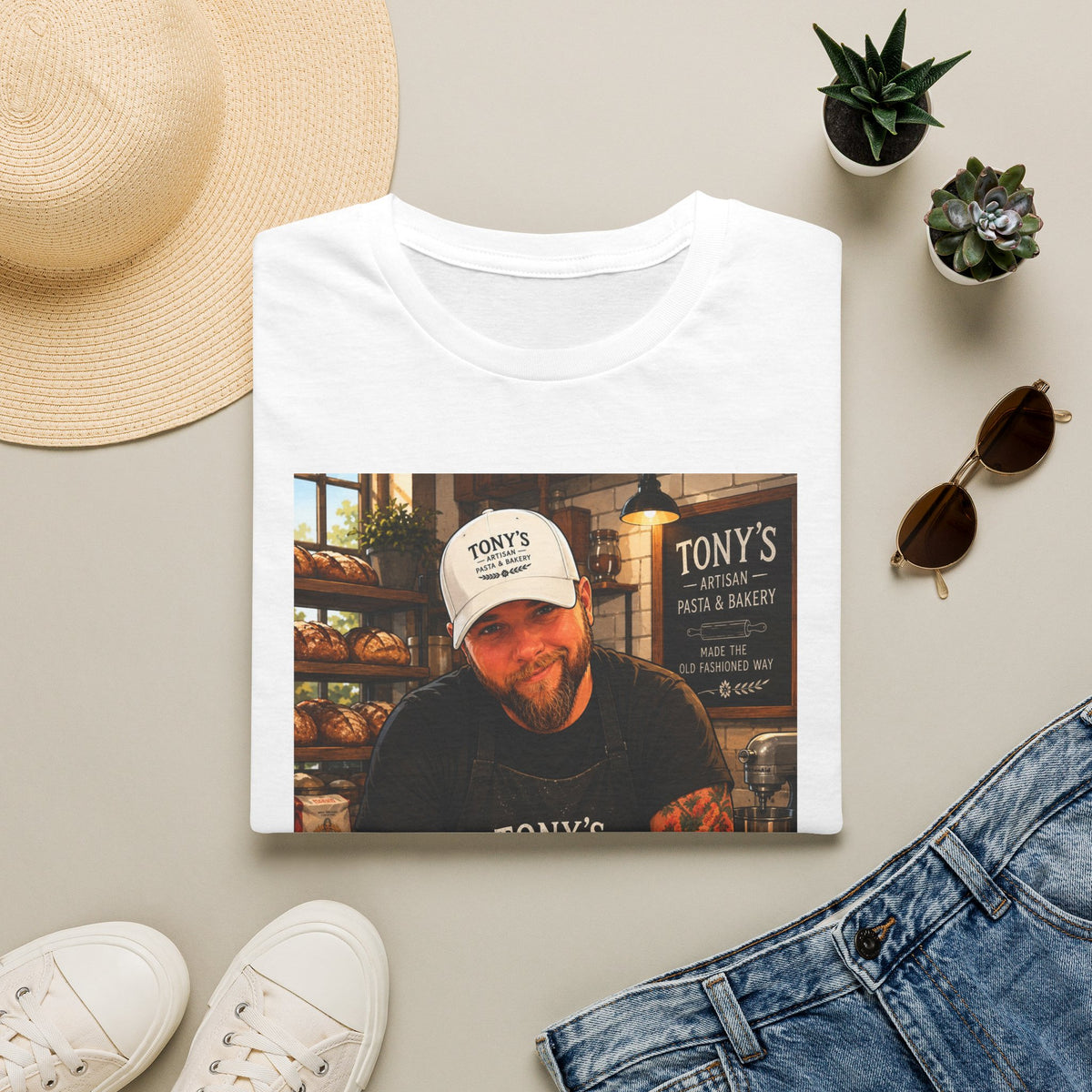 T-Shirt — Tony's Bakery Photo Crew Tee